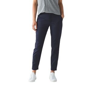 Lululemon City Trek Trouser Sz 4 Deep Indigo / Navy